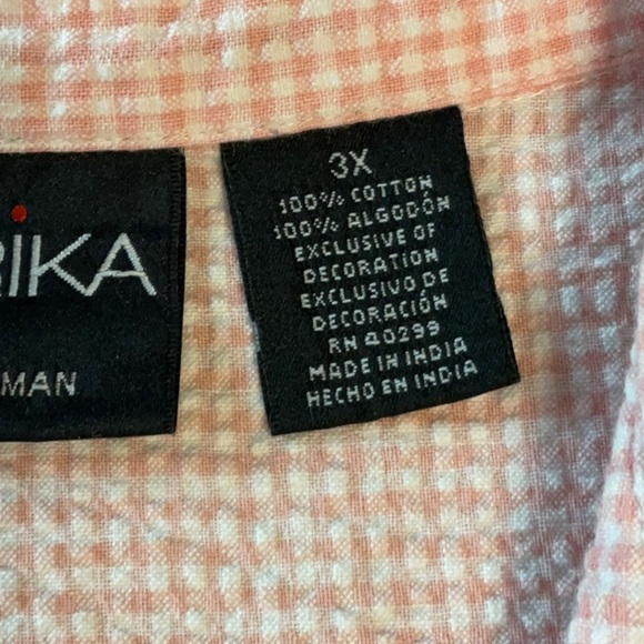 Erika Light Pink Sleeveless Button Down Shirt - Picture 8 of 10